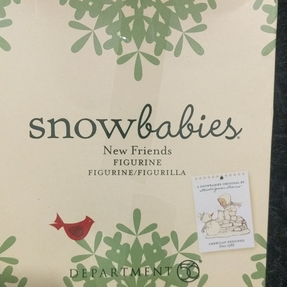 Snowbabies original "new friends" in box figurine - Picture 1 of 8